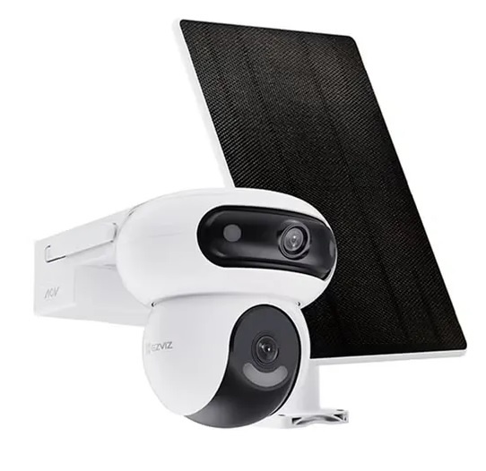 Camara Wifi 6 Ezviz HB90 Dual (4+4MP) 2K + Panel solar - Producto destacado