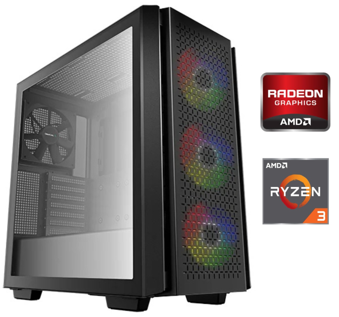 Equipo Gamer Ryzen 3 3200G, 16GB, 500GB, Gráficos Radeon - AMD