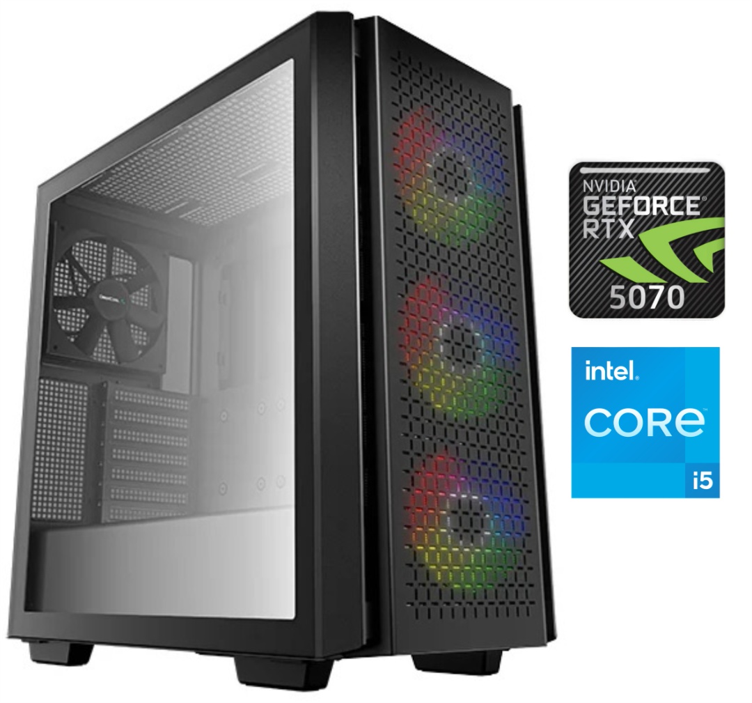 Equipo Gamer Core i5 14400F, 32GB, 1TB NVMe, RTX 5070 12GB - Producto destacado