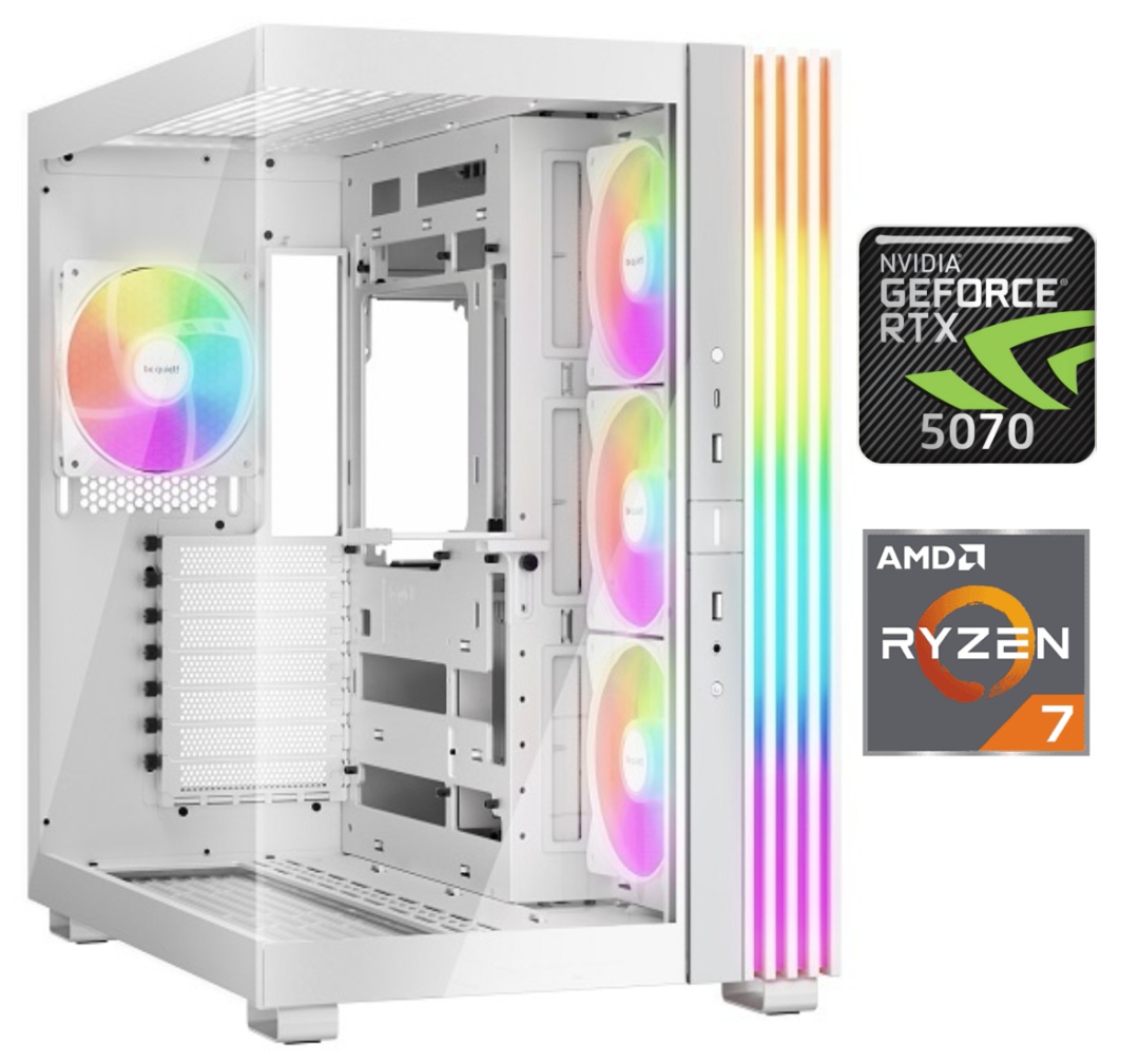 Equipo Gamer Ryzen 7 7800X3D, 32GB, 1TB, RTX 5070 12GB - Producto destacado