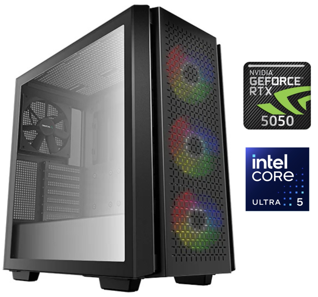 Equipo Gamer Core Ultra 5 225F, 16GB, 500GB, RTX 5050 8GB - Producto destacado