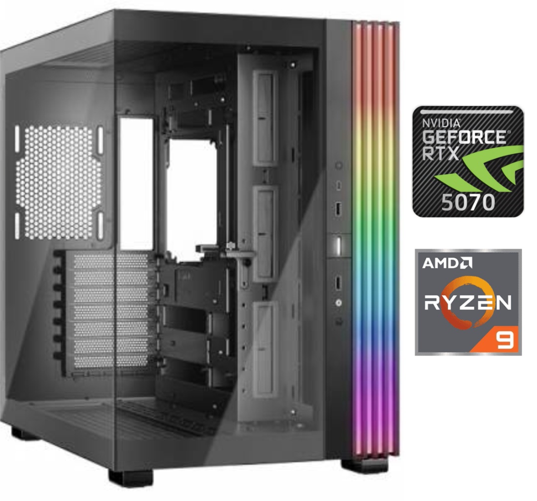 Equipo Gamer Ryzen 9 7900, 32GB, 1TB, RTX 5070 12GB - Producto destacado