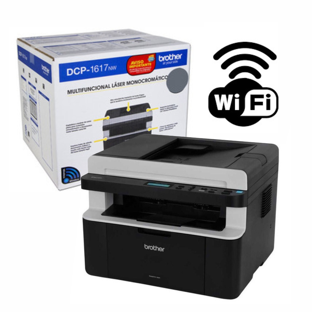 Impresora Brother Multifuncion Laser Wi-fi DCP-1617NW - Brother