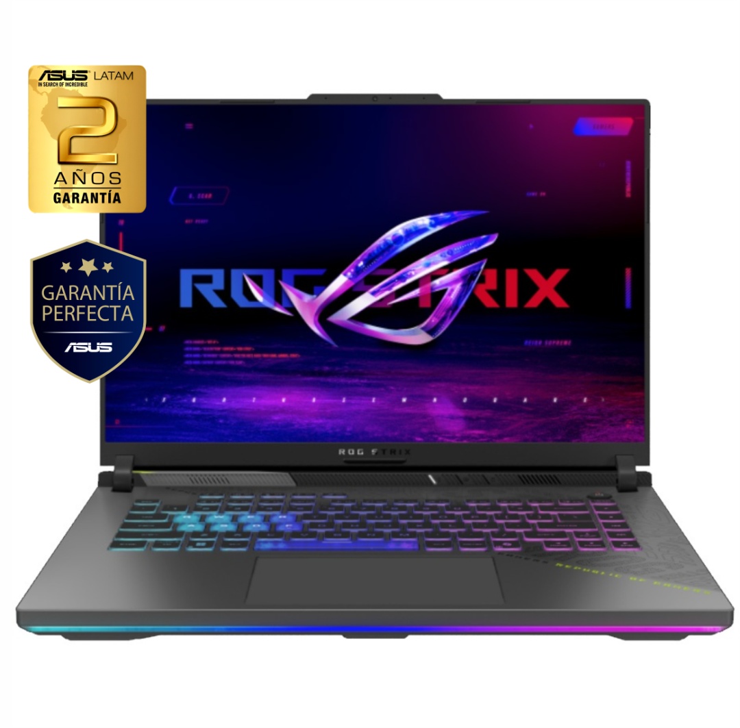 Notebook Gamer Asus ROG Ryzen 9 5.3Ghz, 16GB, 1TB SSD, 16" FHD+ 165Hz, RTX 5060 8GB - Producto destacado