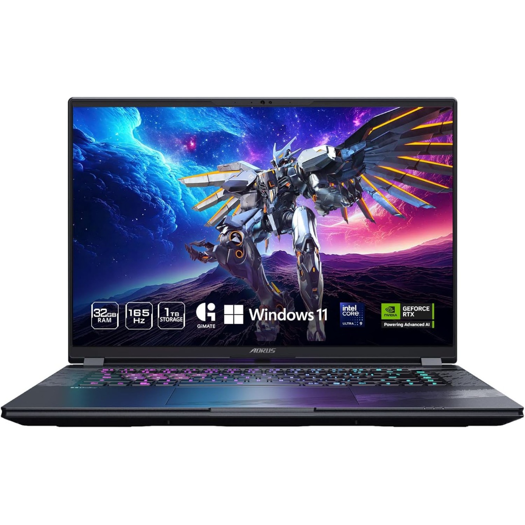 Notebook Gamer Gigabyte Core Ultra 9 5.4Ghz, 32GB, 1TB SSD, 16" WQXGA, RTX 5070 8GB - Producto destacado